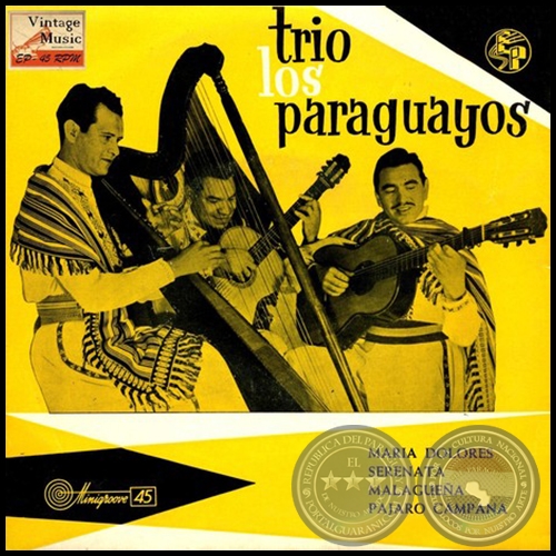 VINTAGE WORLD Nº 11 - EPS Collectors - TRÍO LOS PARAGUAYOS - Año 1958